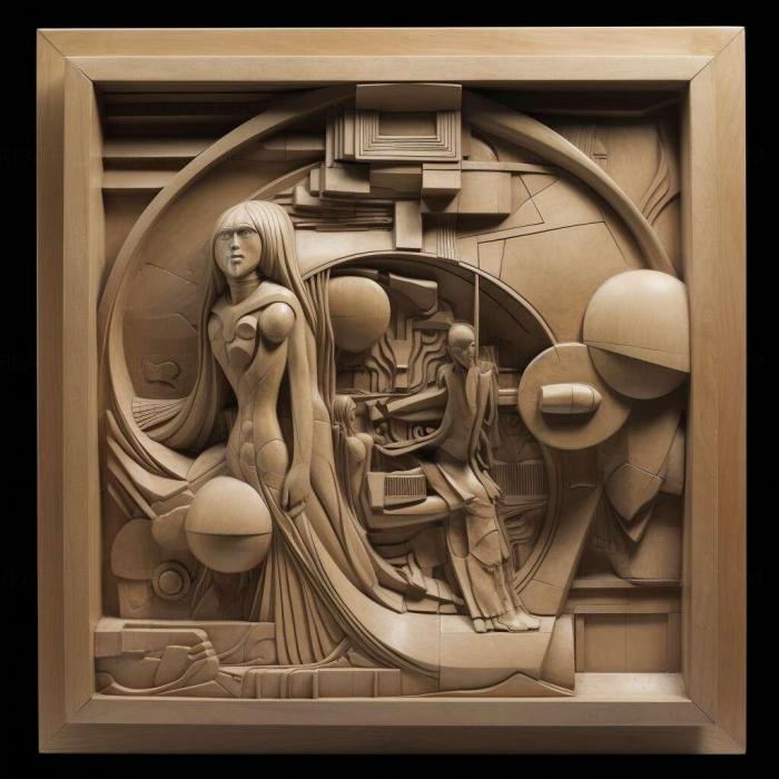 نموذج ثلاثي الأبعاد لآلة CNC 3D Art 